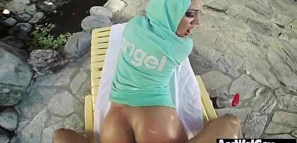 Sexy Girl (candice dare) With Big Curvy Ass Get Oiled And Anal Nailed clip-10